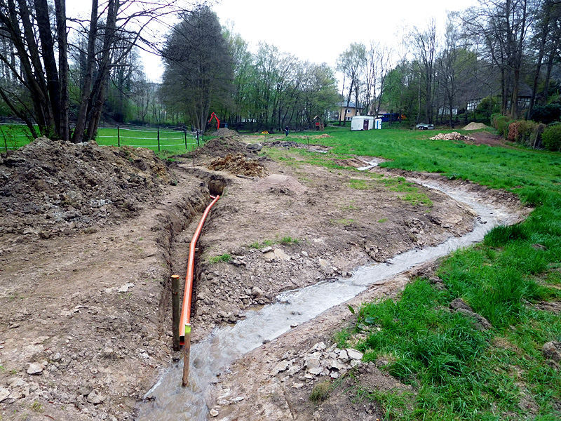 wulferdingser muehlenbach ot wulferdingsen zum jaegerplatz bachverlegung sohlgleite furt am quellbach 05