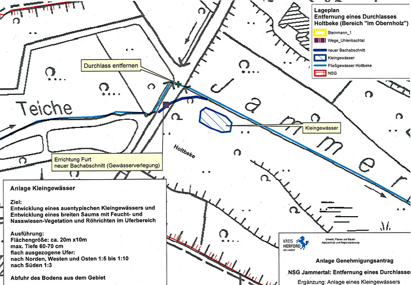 Lageplan Holtbeke Jammertal 2016