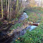 rothenuffelner muehlenbach rothenuffeln kurpark schleifen eines wehres neue sohlgleite optimierung der wasserteilung thumb