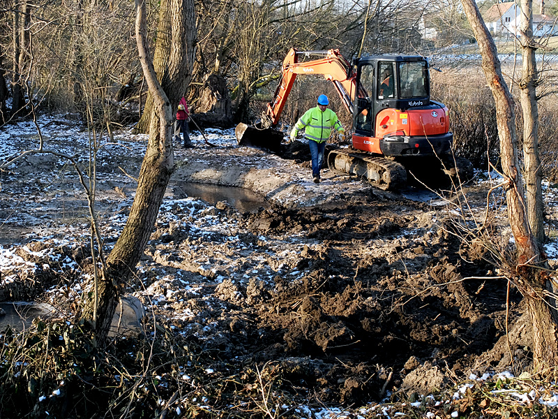 mittelbach grossensieker weg anlage eines auenbiotops 05