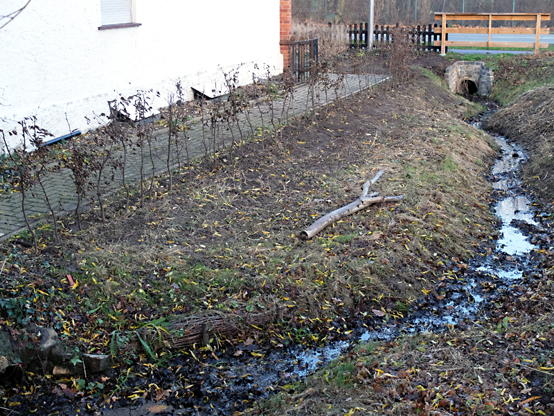 jaegerbach stadt luebbecke offenlegung einer ca 20 m langen verrohrung des jaegerbaches oberhalb der b 65 04