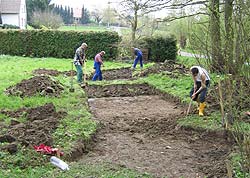 Die Baumaßnahmen im April 2004